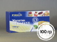 Желатин  листовой Ewald / 100 г